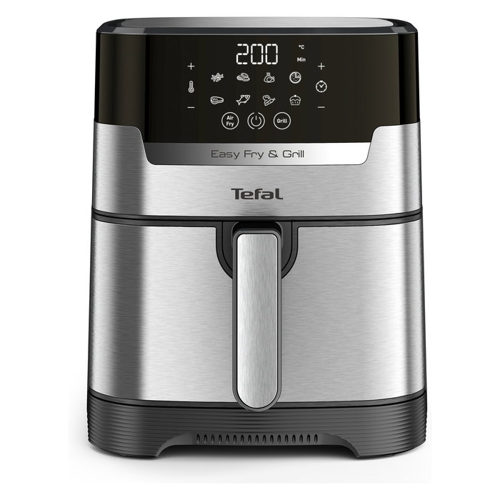 Tefal Easy Fry & Grill EY505D - Freidora de aire caliente sin aceite, 4.2 L, 1550W, 8 programas, función grill, temporizador 60 min Tefal Easy Fry & Grill EY505D - Freidora de aire caliente sin aceite, 4.2 L, 1550W, 8 programas, función grill, temporizador 60 min