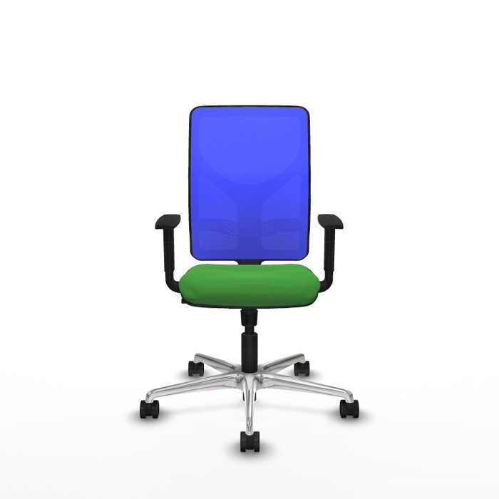 PIQUERAS Y CRESPO Silla de oficina Motilla con mecanismo Sincro, Verde y Azul PIQUERAS Y CRESPO Silla de oficina Motilla con mecanismo Sincro, Verde y Azul