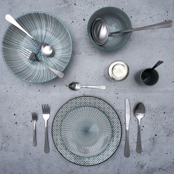 Home Deco Factory Cubertería 39 Piezas Acero Inoxidable