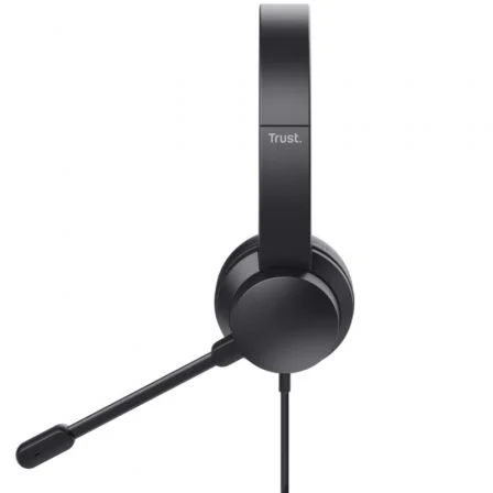 Trust Auriculares Ayda con Micrófono Jack 3.5 mm, Negros
