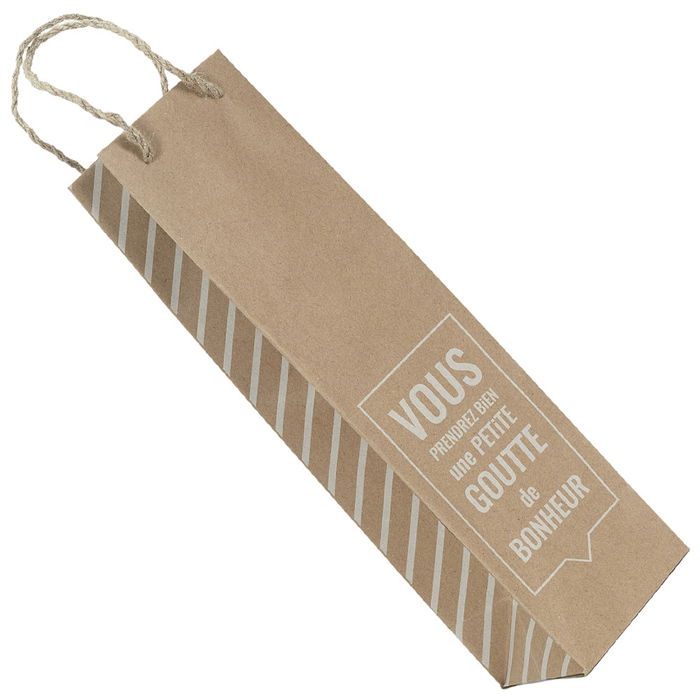 Party Time Bolsa Regalo Botella Party Time Modelos Surtidos: Happy, Bonheur, Vous