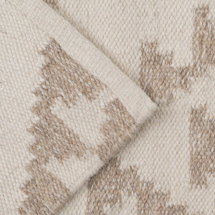 Alfombra Blanco Natural Lana-Algodón 160 X 230 cm Alfombra Blanco Natural Lana-Algodón 160 X 230 cm