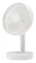 Orbegozo TF-1016 - Ventilador de Sobremesa con Batería Recargable USB-C, 9W, 4 Velocidades, 16 cm, Oscilante 90°, Blanco