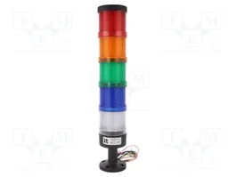 SPAMEL LT70 Columna de señalización LED 24VDC IP65