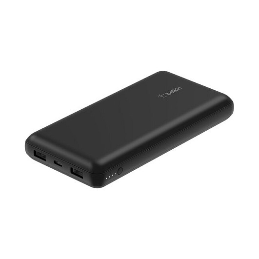 Belkin Powerbank BO042KQBK 20000mAh 2xUSB-A 1xUSB-C con cargador, cable USB-C y funda
