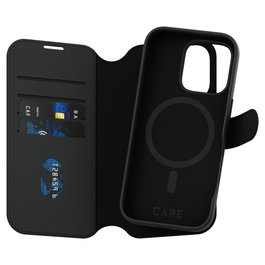 PanzerGlass CARE Tango 2 en 1 Billetera MagSafe para iPhone 16 Pro - Negro