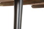 DKD Home Decor Mesa Comedor India 1c25 Natural Negro Madera Reciclada Hierro 90 x 76 x 180 cm
