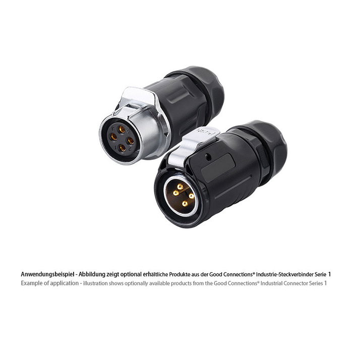 GoodConnections Toma de industria S1 - Power 4-Pin M20