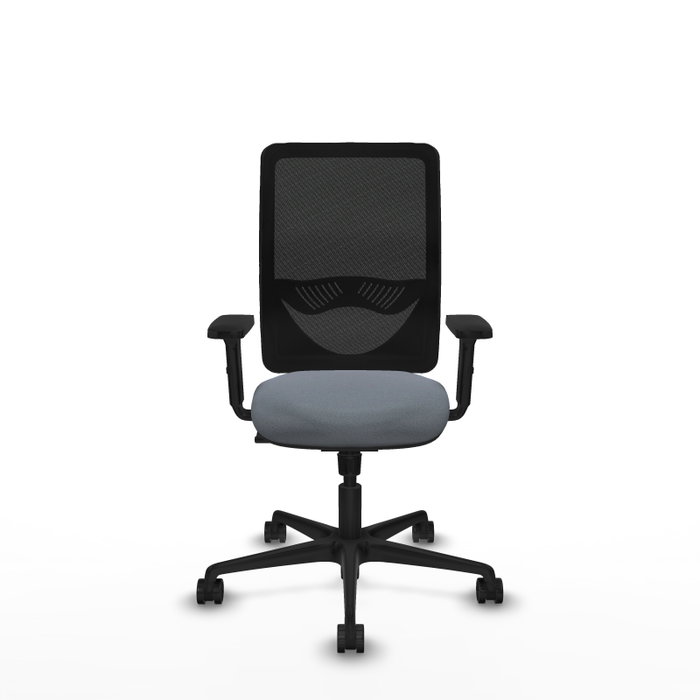 PIQUERAS Y CRESPO Silla de oficina Zulema con mecanismo Sincro, Gris y Negro PIQUERAS Y CRESPO Silla de oficina Zulema con mecanismo Sincro, Gris y Negro