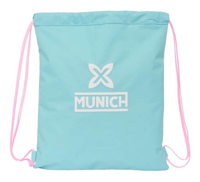 Bolsa Mochila con Cuerdas Munich Heaven Azul cielo 35 x 40 x 1 cm