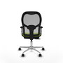 PIQUERAS Y CRESPO Silla de oficina Jorquera Sincro/Traslack Pistacho/Gris