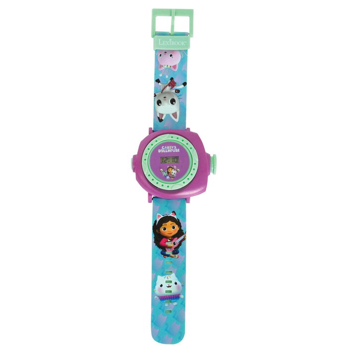 LEXIBOOK Reloj Digital de Proyecciones La Casa de Muñecas de Gabby