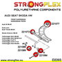 StrongFlex STF226018B Kit De Silentblocks De Suspensión Delantera Alta Flexibilidad Resistencia Carga Aceites