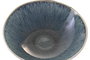 DKD Home Decor Plato de Gres Esmaltado Azul 17,5x17,5x5,7 cm (Pack de 12)