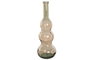 DKD Home Decor Jarrón de Cristal Reciclado Champán 26,5x26,5x76 cm