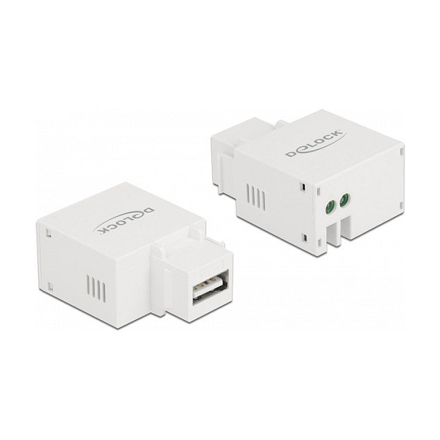 DeLOCK Módulo Keystone con Puerto de Carga USB Tipo-A 2,1 A Blanco DeLOCK Módulo Keystone con Puerto de Carga USB Tipo-A 2,1 A Blanco