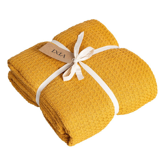 Colcha Panal Ocre Algodón Textil/Hogar 280 X 260 cm