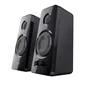 Trust Tytan Altavoces PC 2.0 Alámbricos 36W PMPO (18W RMS) con Control de Bajos, Negro - USB, Jack 3.5 mm