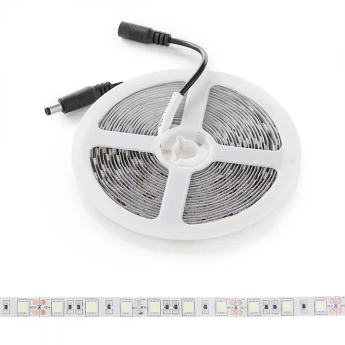 CA Tira LED 5M SMD5050 Azul Hielo 60W 2100Lm IP65 CA Tira LED 5M SMD5050 Azul Hielo 60W 2100Lm IP65