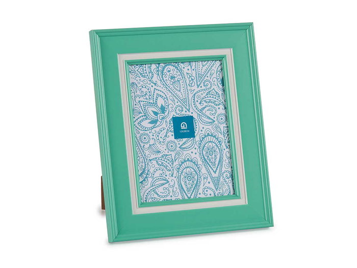 Giftdecor Portafotos 15x20 cm Menta Plastico Cristal Verde (Set de 24)