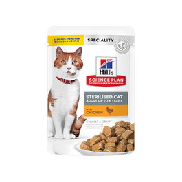 Hill's Feline Sterilised Pollo 12x85g