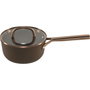 Zwilling Milano Cazo con Tapa de Vidrio 18 cm, Marrón