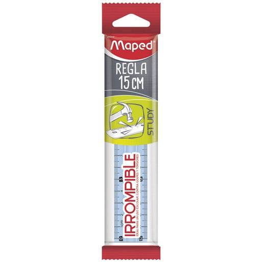 Maped Study Regla 15 cm Irrompible Translúcida Maped Study Regla 15 cm Irrompible Translúcida