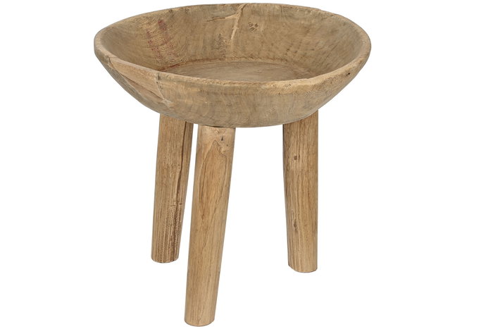 DKD Home Decor Mesita Auxiliar Item Home 47.5 x 46 x 47.5 cm (2 Unidades)