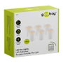 Goobay Velas LED Teelichter Blancas, Pack de 6