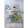 Pokemon AAART15021 Juego de Cama Reversible Microfibra Pikachu y Starter 1G III 140 x 200 cm + Funda Almohada 63 x 63 cm