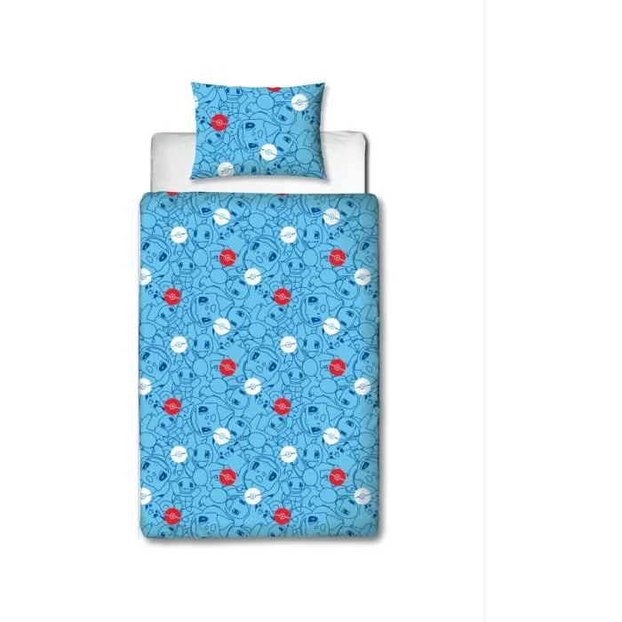 Pokemon AAART15021 Juego de Cama Reversible Microfibra Pikachu y Starter 1G III 140 x 200 cm + Funda Almohada 63 x 63 cm Pokemon AAART15021 Juego de Cama Reversible Microfibra Pikachu y Starter 1G III 140 x 200 cm + Funda Almohada 63 x 63 cm