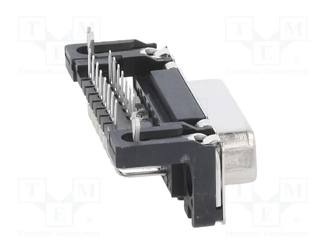HARTING Conector D-Sub 15 Pines Hembra Angular 90° para PCB
