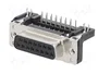 HARTING Conector D-Sub 15 Pines Hembra Angular 90° para PCB