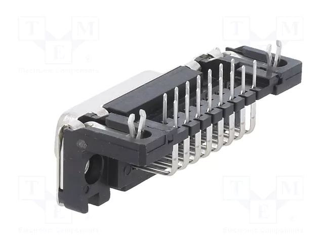 HARTING Conector D-Sub 15 Pines Hembra Angular 90° para PCB
