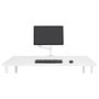 Ergotron Series LX 45-490-216 Brazo de Monitor para Escritorio Blanco, Soporte VESA 75x75/100x100mm, Pantallas hasta 34" (86.4cm) y 11.3kg, Altura Ajustable 33cm, Giro 360°