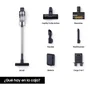 Aspirador escoba samsung vs15a60agr5/wa jet 65 pet 410w