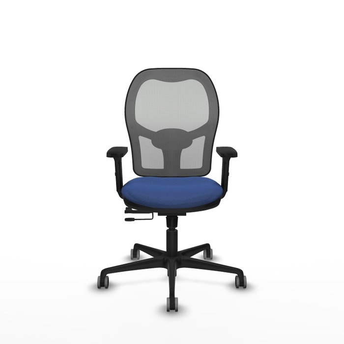 PIQUERAS Y CRESPO Silla de oficina Jorquera con mecanismo Sincro/Traslack, Azul marino y Gris PIQUERAS Y CRESPO Silla de oficina Jorquera con mecanismo Sincro/Traslack, Azul marino y Gris