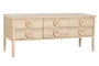 DKD Home Decor Mueble TV Romántico Natural 120 x 40 x 50 cm Colección Morefond
