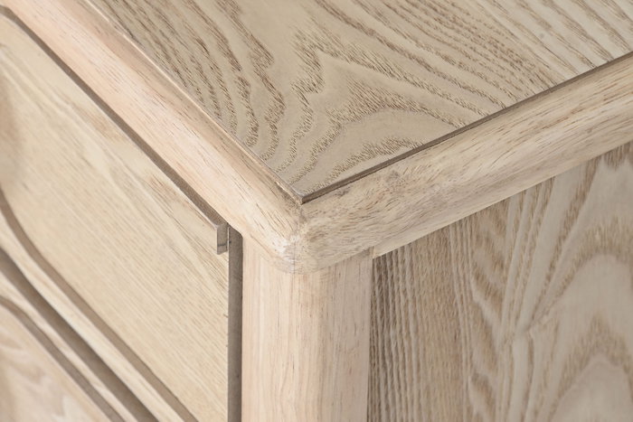 DKD Home Decor Mueble TV Romántico Natural 120 x 40 x 50 cm Colección Morefond