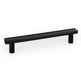 VIEFE Tirador Moon de aluminio negro cepillado 160 mm
