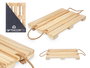 Giftdecor Bandeja Palet Asas Cuerda 42 cm x 3 cm x 28 cm Madera Pino Natural (Set de 12)