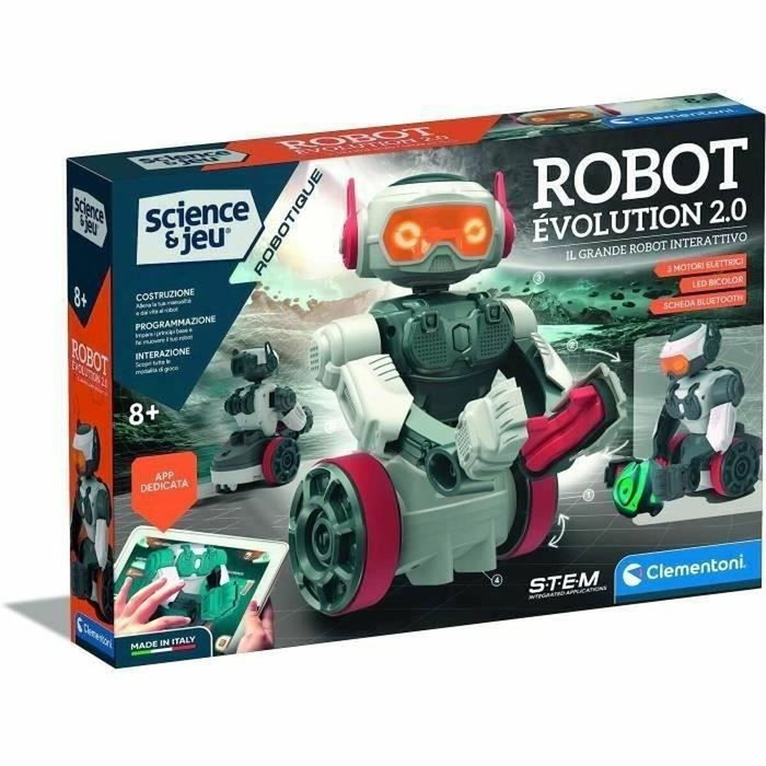 Clementoni Robot Evolution 2.0 para montar y programar con 4 modos de juego Clementoni Robot Evolution 2.0 para montar y programar con 4 modos de juego