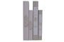 DKD Home Decor Set de 2 Cajas para Libros Diseño Palmera Coral y Dorado