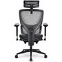 SHARKOON Silla de Oficina OfficePal C40M, Gris, Asiento y Respaldo de Malla, Reposabrazos 4D Ajustable, Reposacabezas Ajustable, hasta 150 kg