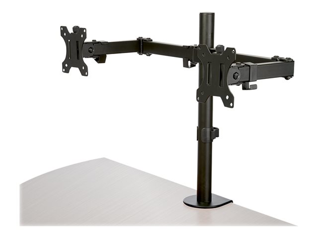 StarTech.com Brazo de Soporte para Dos Monitores ARMDUAL2, Acero, Negro