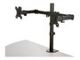 StarTech.com Brazo de Soporte para Dos Monitores ARMDUAL2, Acero, Negro