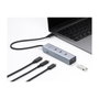 DeLOCK Hub USB tipo C de 5 puertos con 10 Gbps, salida 8K y PD 3.0 100W