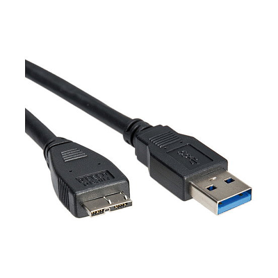 ROLINE 11.02.8874 Cable USB A a Micro-USB A, USB 3.2 Gen 1 (3.1 Gen 1), Macho/Macho, 2 m, Negro
