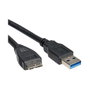 ROLINE Cable USB 3.2 Gen 1 A a Micro-USB A 11.02.8874, 2 m, Negro