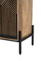 DKD Home Decor Armario Classy 23 Negro Natural 85 x 38 x 134 cm